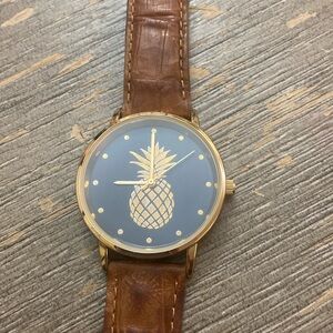 Vintage Pineapple Watch Replaced Battery & NEW Band